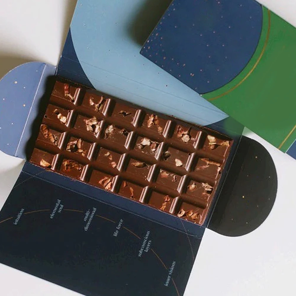 Lot Vrac De 250 Barres Chocolatées Personnalisées 2x5 - Emballages Inclus