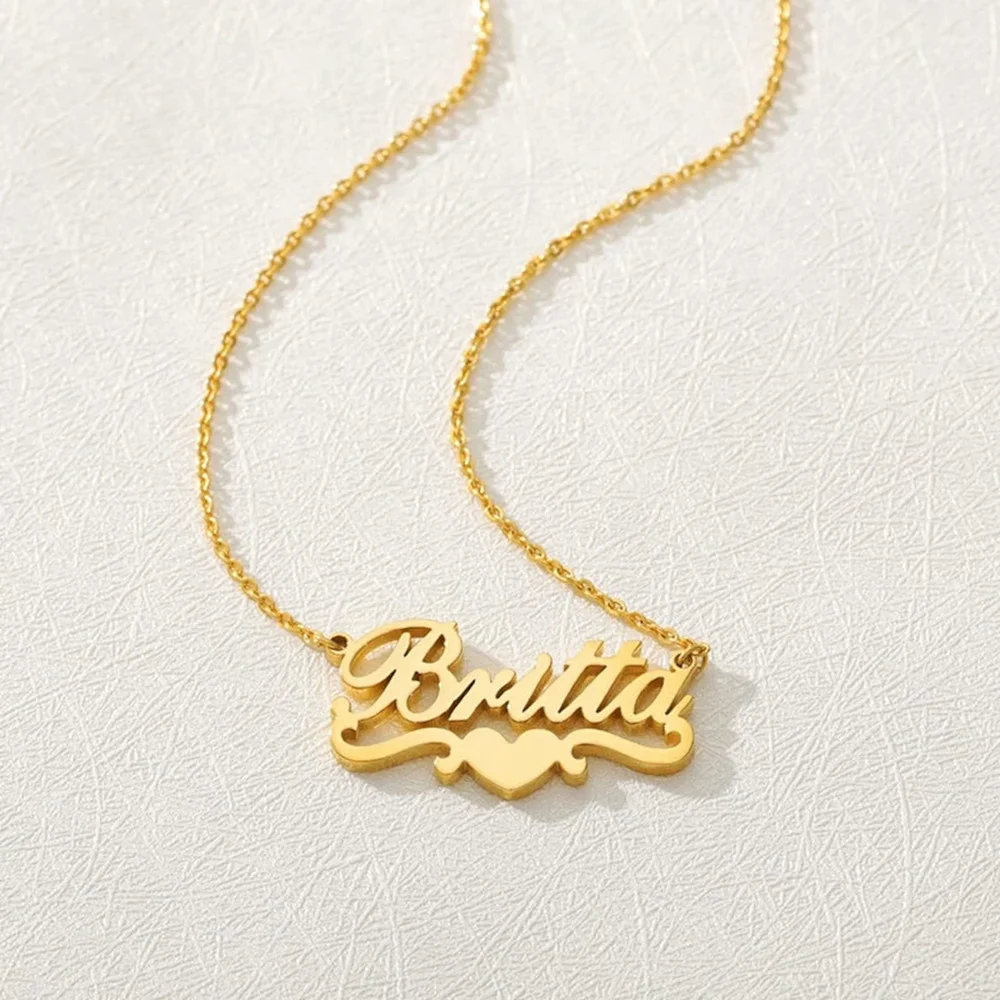 Custom Name Necklace Stainless Steel 