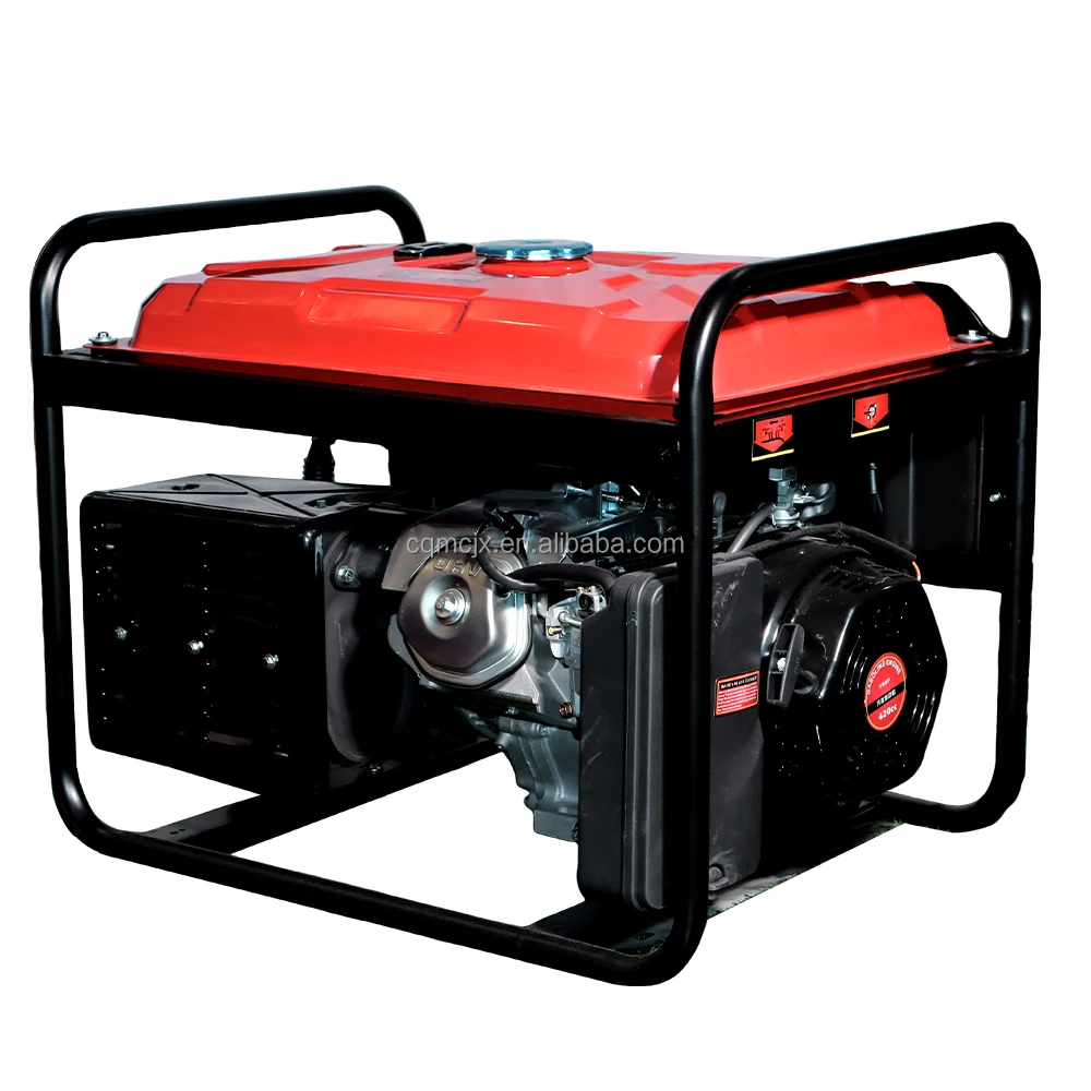 6.5kva 6.5kw 6500w 6500 Watts 50hz/60hz Gasoline Generators Electric Start Open Frame Petrol Generator Ac Generators factory