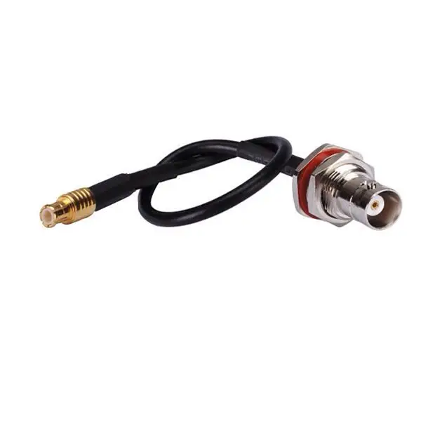 Bnc Female to Mcx Male Pigtail Cable , 15cm for RG316 Cable Assembly