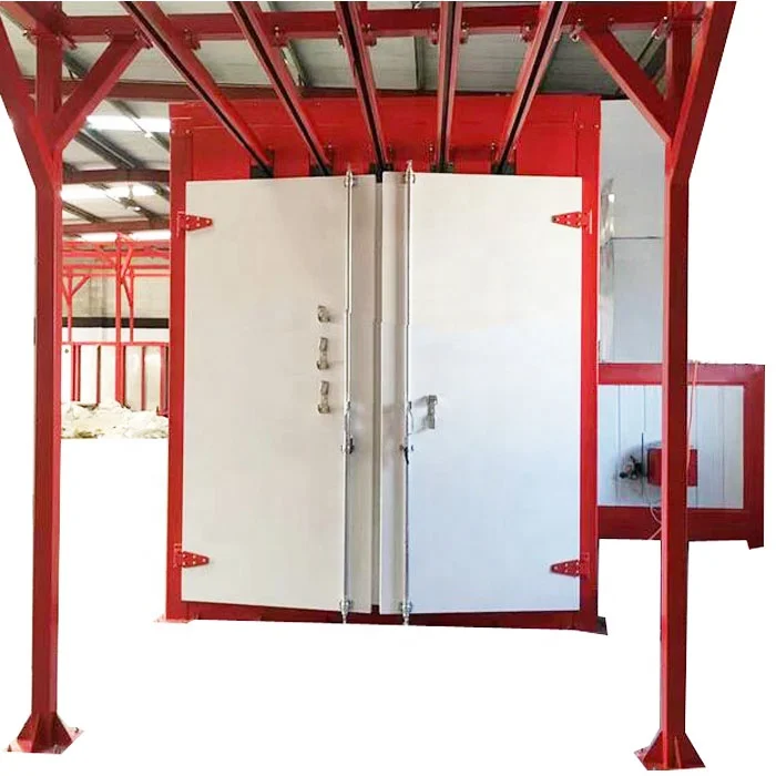 Новый дизайн печь для выпечки в авто порошковое покрытие спрей отделочная линия