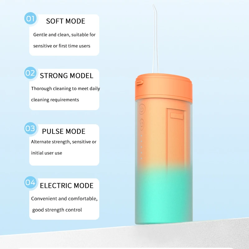 Home Use Irrigator Professional Rechargeable High Pressure Pick Toothbrush Mouth Cleaner Oral Care Smart Water Flosser