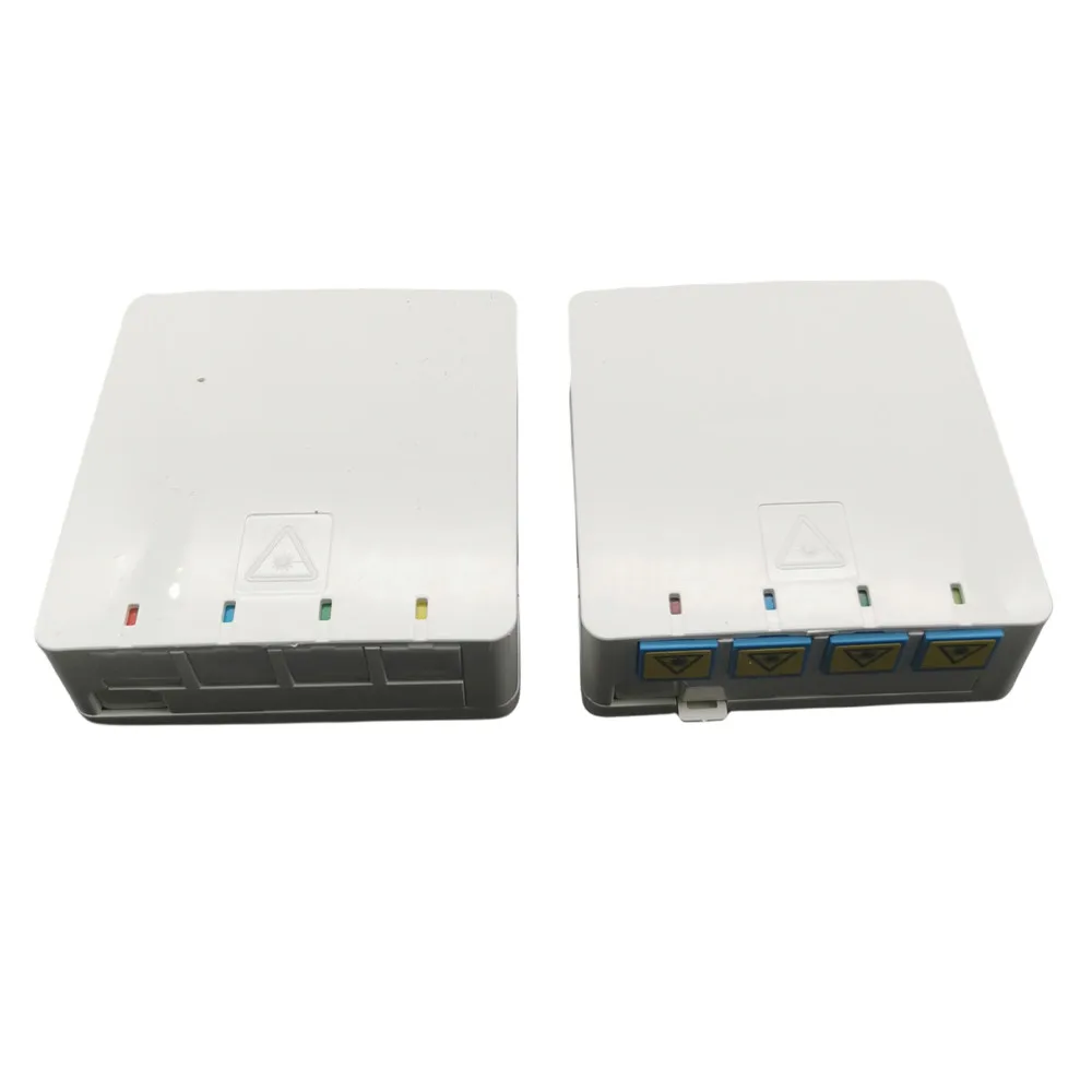Funk Pto Box Customized Label Optical Termination Box PTO 1, 2 or 4 FO Din Rail Mount