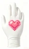 Gants en nitrile blancs