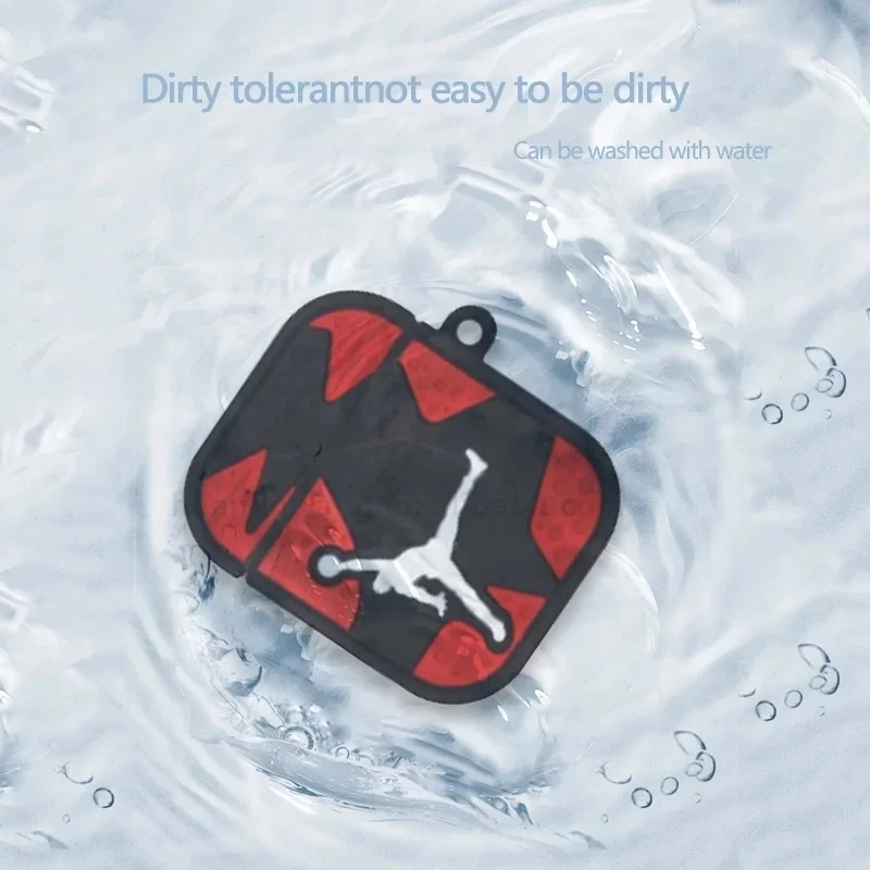 3D Fun Luxury Cool Design Kits Character Skin Soft Silicone Cute Case for  Airpods Pro Basketball Dunking Mobile Phone Case