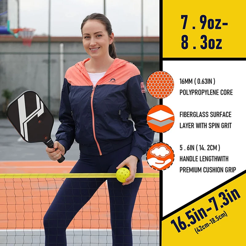 Toray T700 Carbon Fiber Pickleball Paddle With Cover,Meet Usapa Specs