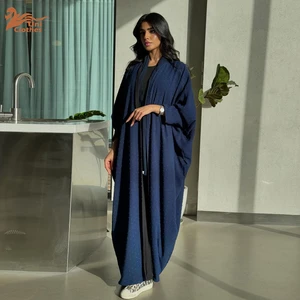 Modest Muslim Evening Dress High Quality Long Sleeve   Moroccan Dress Dubai Abaya