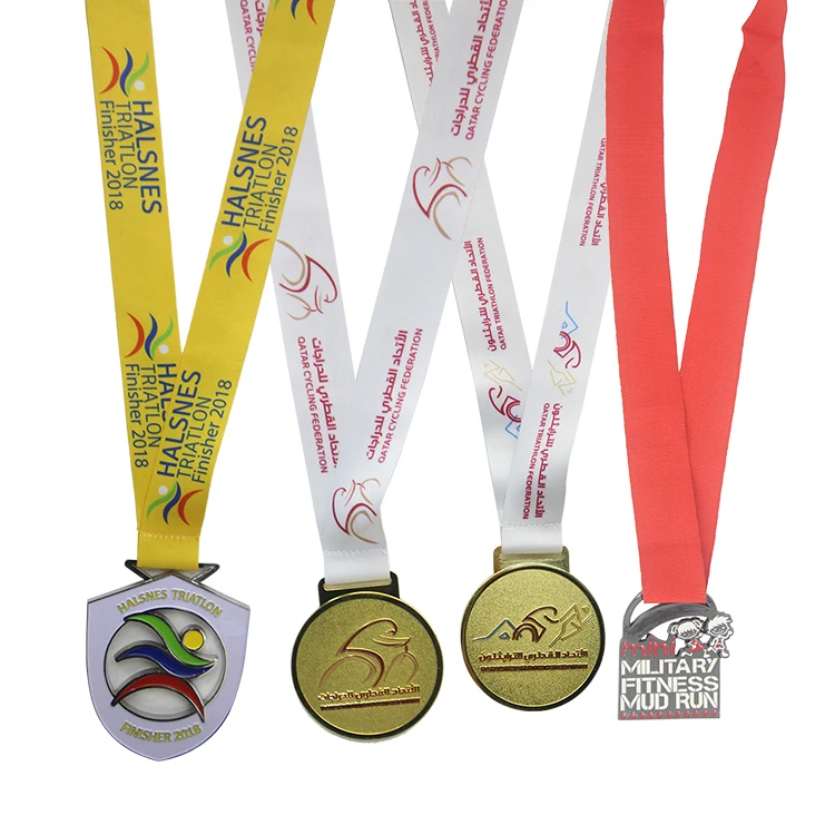 Custom Logo Gold 3D Metal Medals Cheap Running Race Game