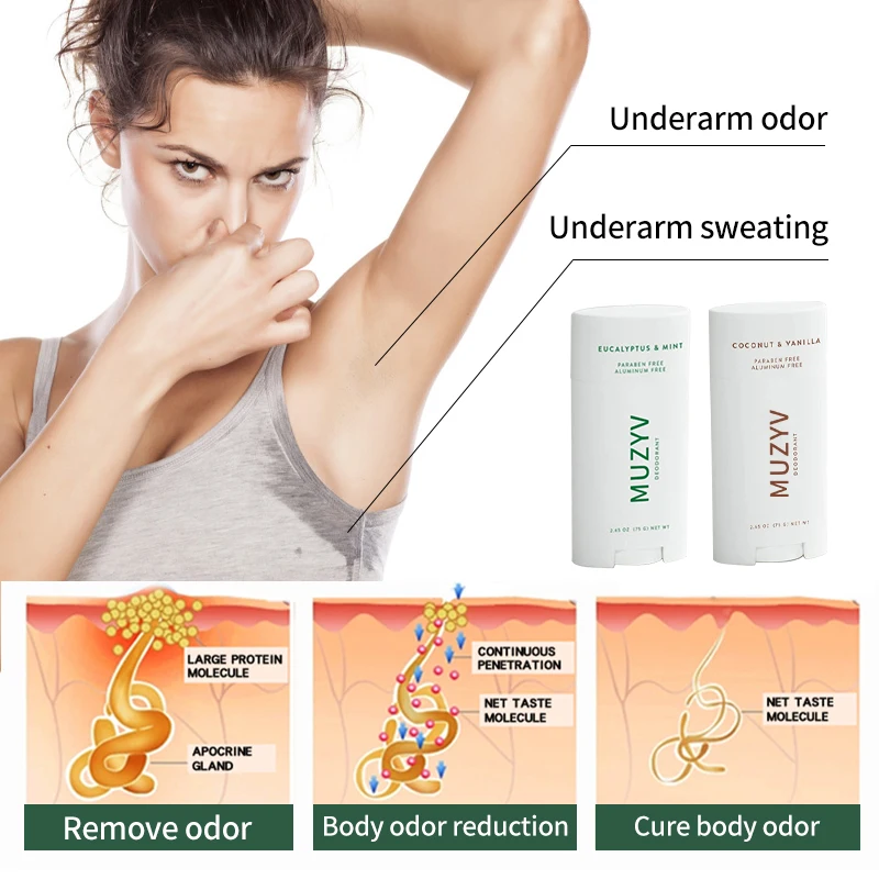 Private Label Natural Deodorant Aluminum Free Deodorant Stick For Women