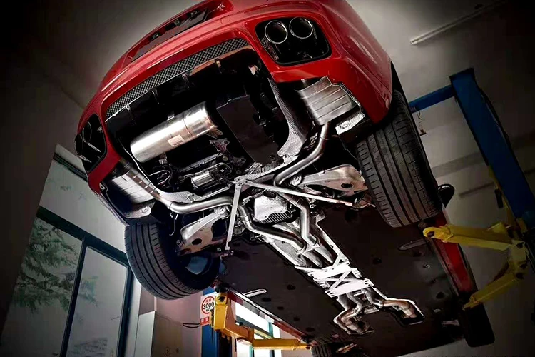 tips turbo pipe exhaust for porsche 958 958.2 exhaust system
