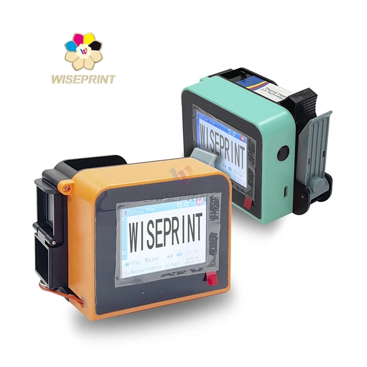 WISEPRINT Handwriting Transmission Bottle Tin Can Box Tij Portable Mini Manual HP-WP127MN Pro Handheld Inkjet Printer Machine