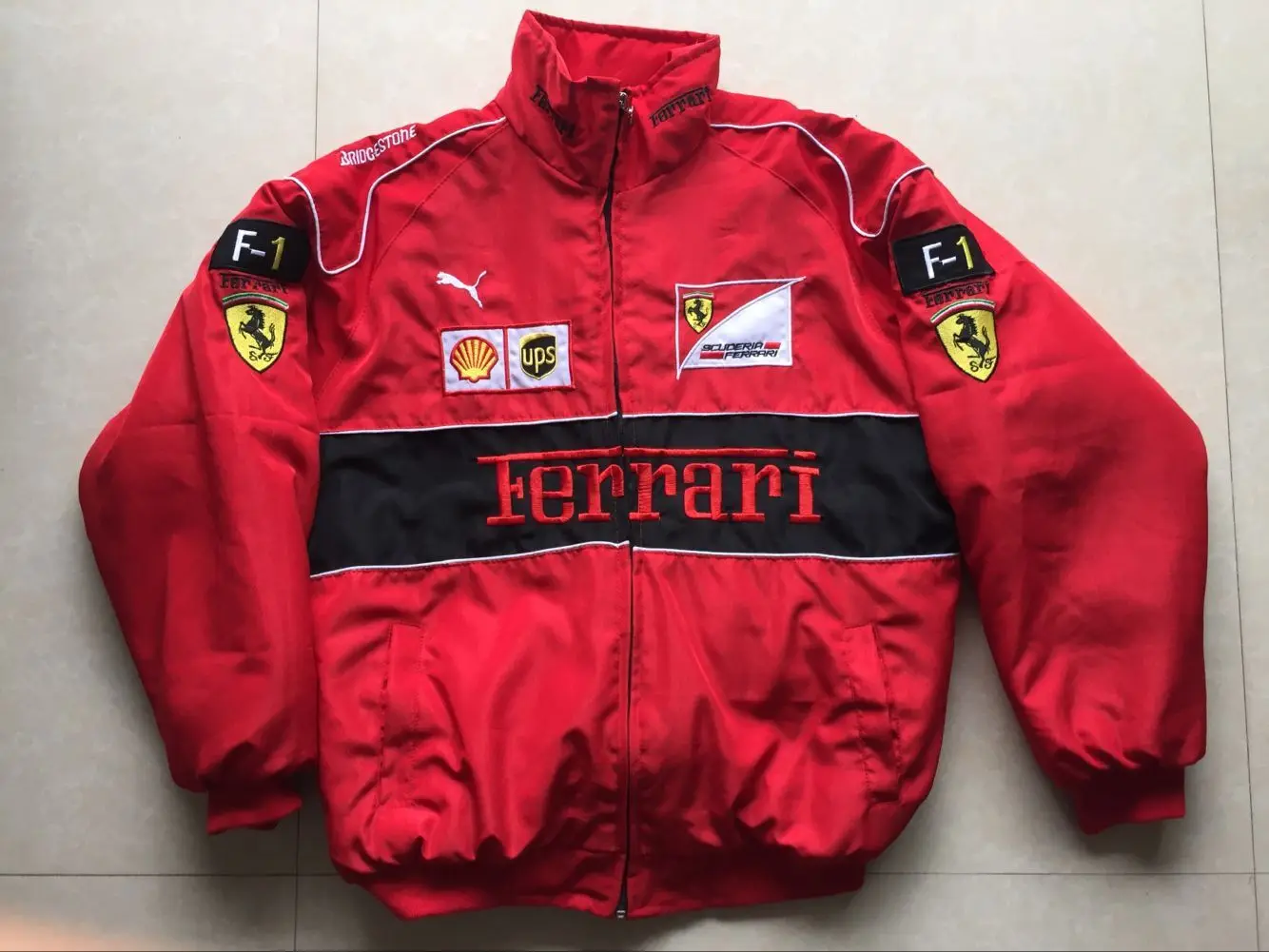 Wholesale Custom Oem High Quality Soft Casual F1 Vintage Jackets Puffer ...