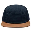 Gorra de béisbol Flat Bill 5 Panel Camp Hat Cap Navy