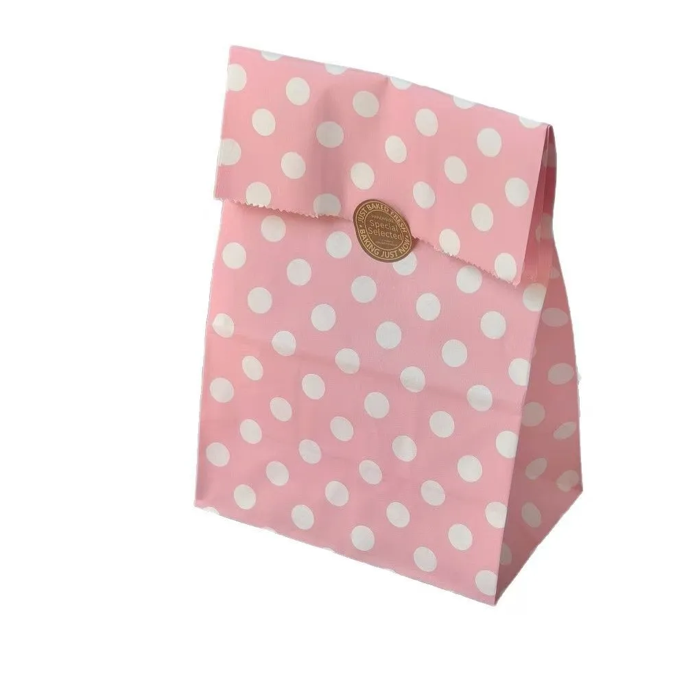 Customized Eco-friendly Recycle Flat Flying Win Kraft Paper Bag for Food Packaging-Use for Sugar Pizza Champagne Sushi Carton supplier