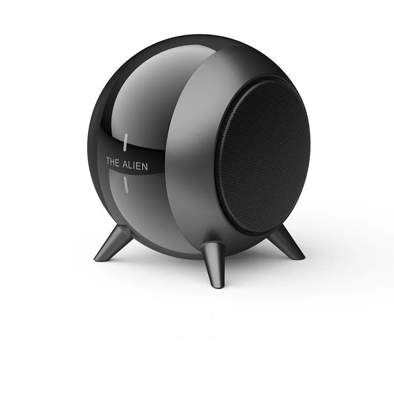 New product metal outdoor waterproof card round subwoofer wireless audio bluetooth speaker - ANKUX Tech Co., Ltd
