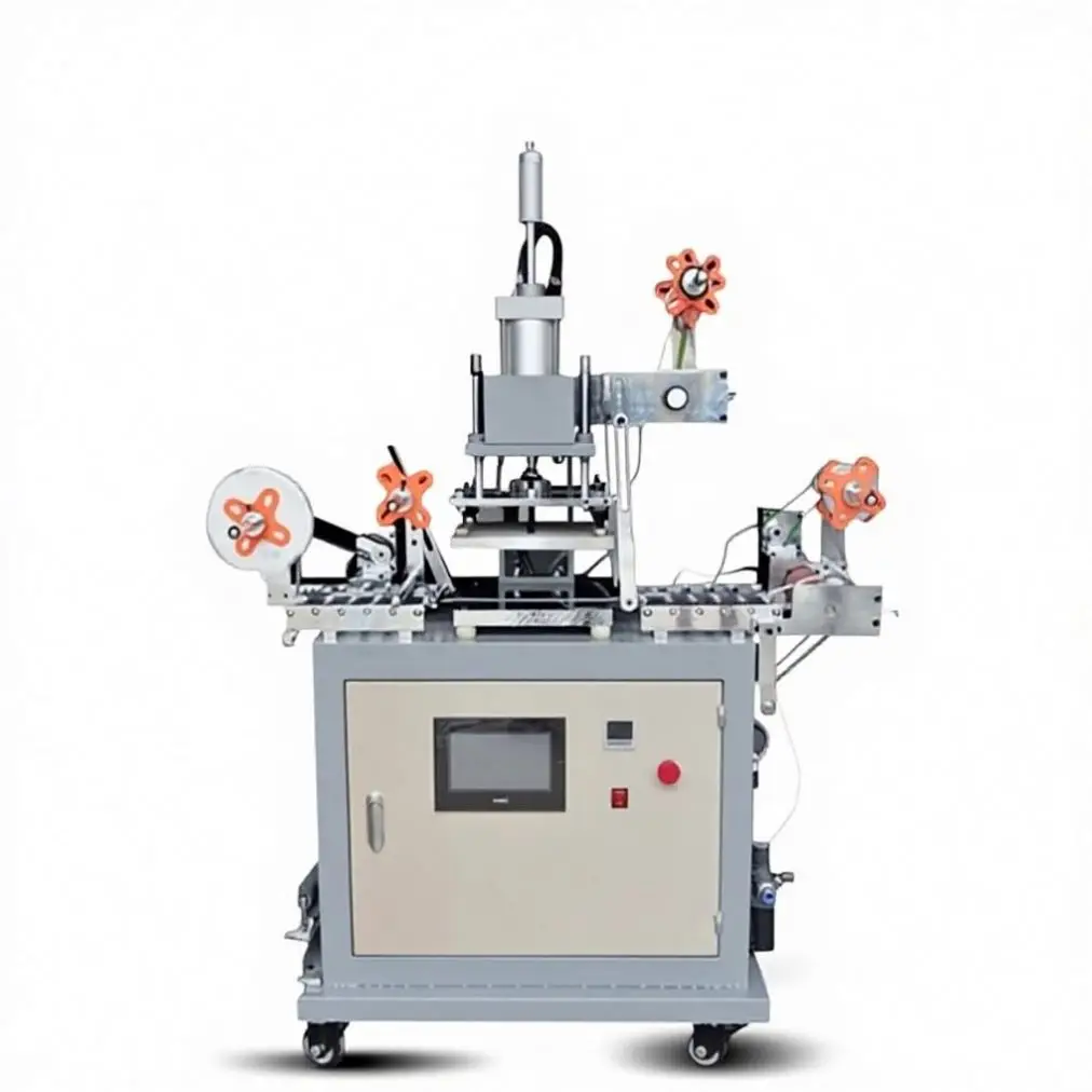 TEBAK Automatic Roll-to-Roll Hot Stamping Machine for Webbing Ribbons and PP Tapes | Continuous Stamping Equipment