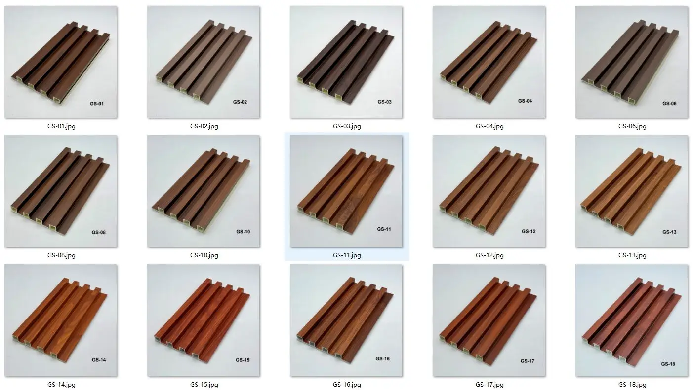 Pvc Cladding Colors Wooden Colour PVC Sheet - WPC Wall Covering Panels