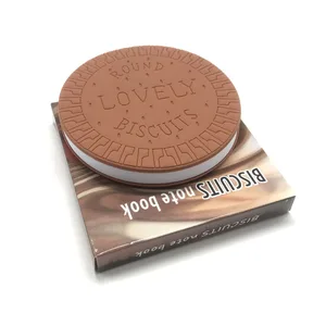 Wholesale Customizable Logo Kawaii A5 Journal Notebook Portable Spiral Planner PVC Promotional PP Chocolate Fragrance Paper