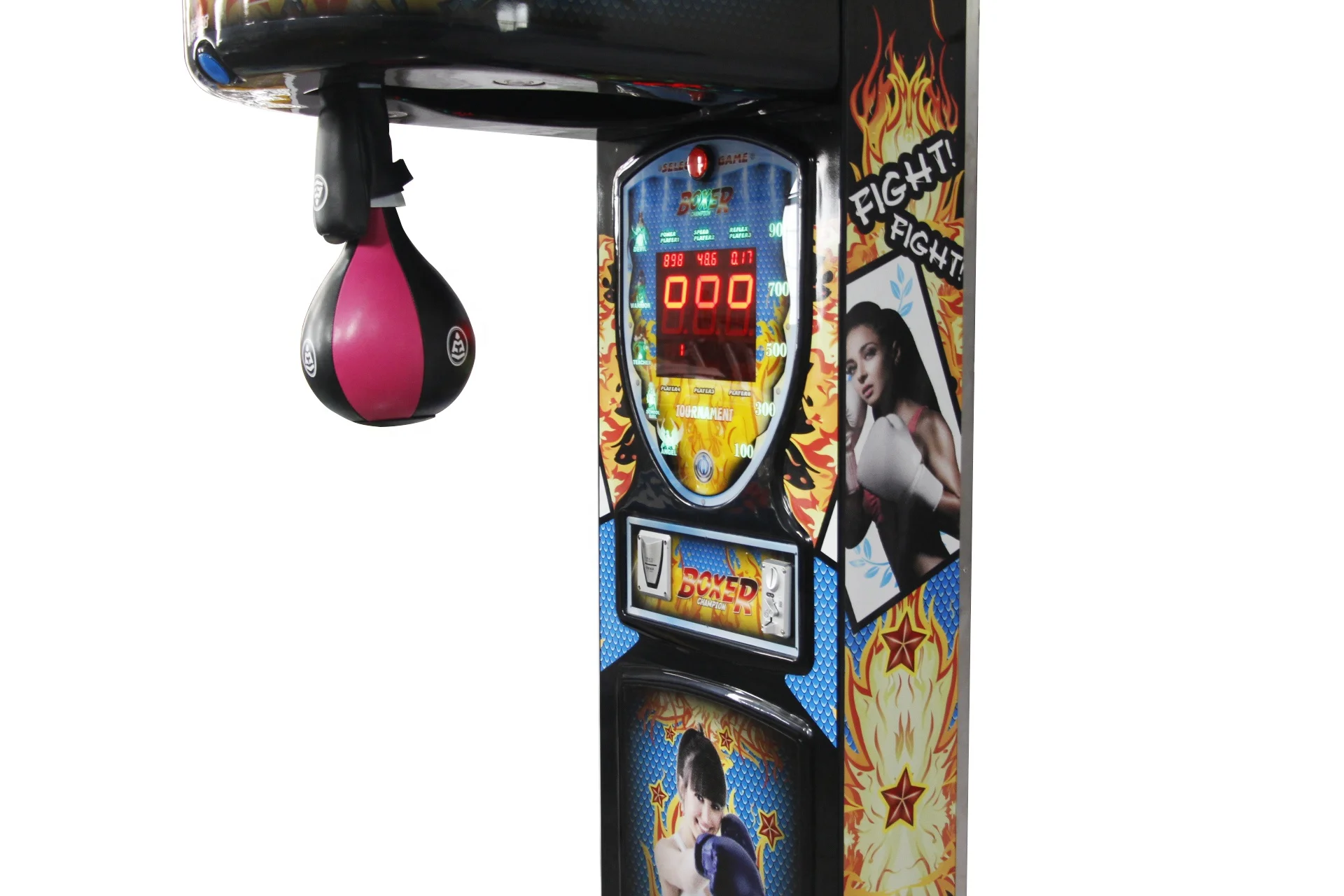 Большой боксерский дыропробивной станок аркадные игры автомат для измерения силы удара билеты выкупная игровая