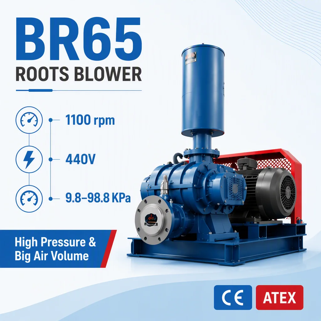 Aeration Machine Stainless Blower, 220 V, 0.65-189m³ - detail 10