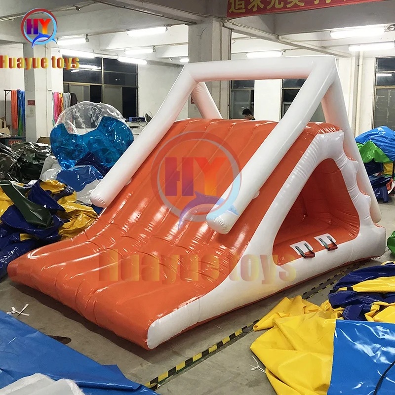 Outdoor Inflatable Floating Water Slide Portable Water Park Equipment Floating Slide