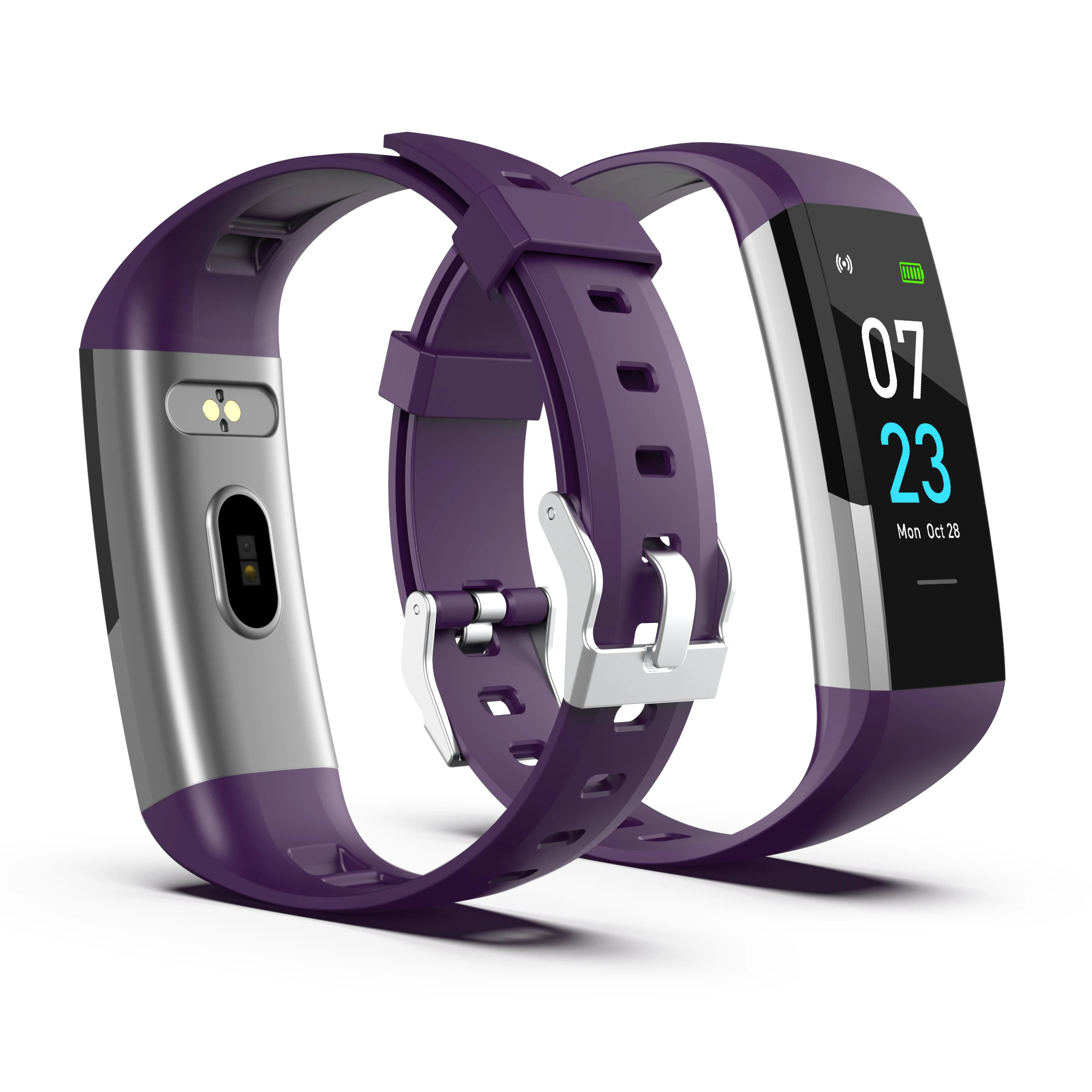 Waterproof IP68 Heart Rate Blood Pressure Smartwatch Fitness Band