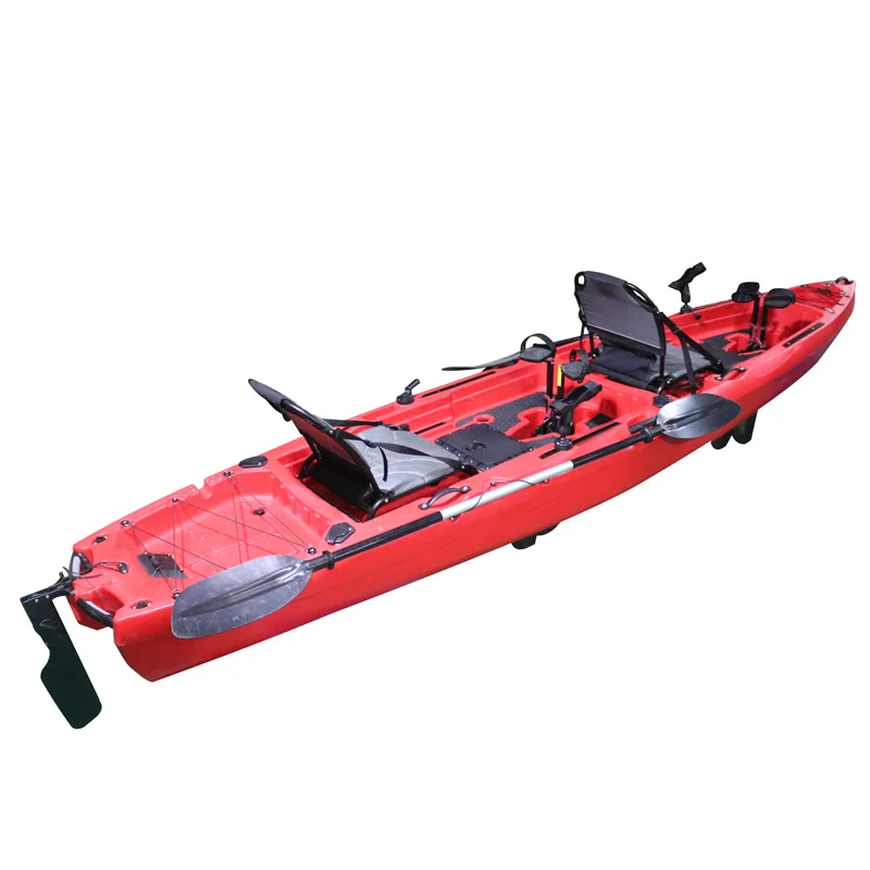 2023 New Pedal Drive Kajak 2 Person 14ft 600lbs Kayak With Fishing Foot