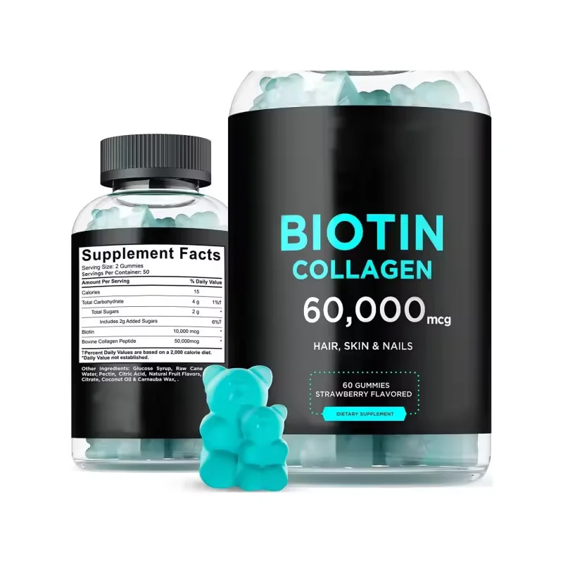 Biotin Collagen Gummies Oem/odm/obm Private Label Biotin Gummies Hair ...