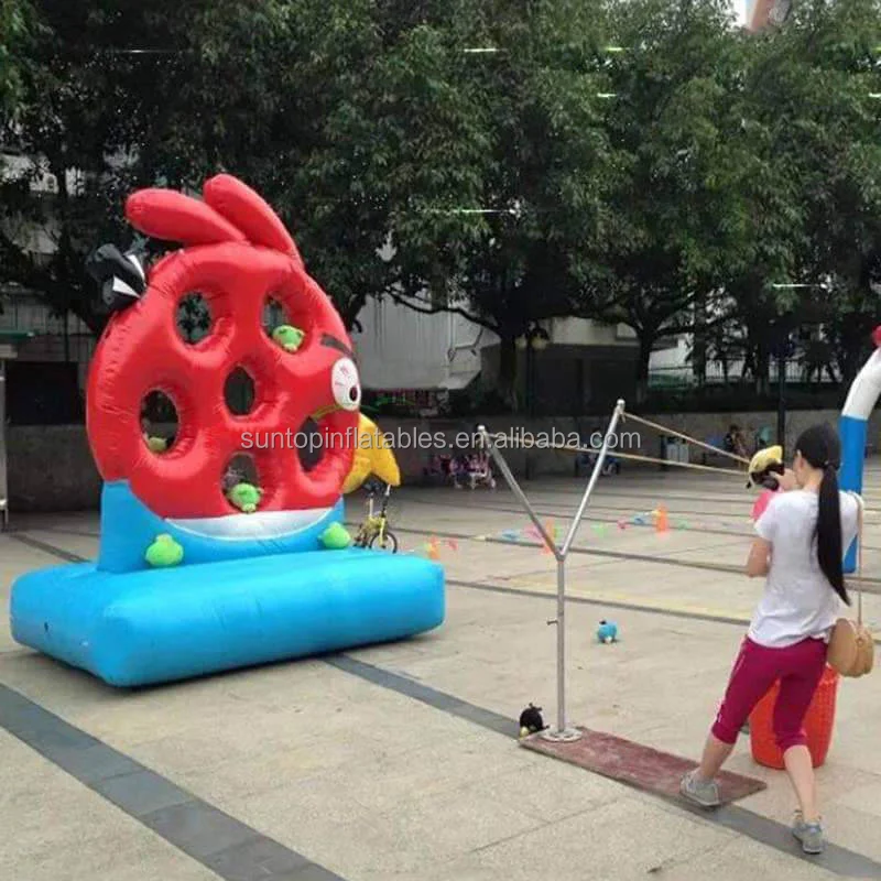 Inflatable Angry Bird Game with 0.65mm PVC PLATO Tarpaulin Best Quality ...