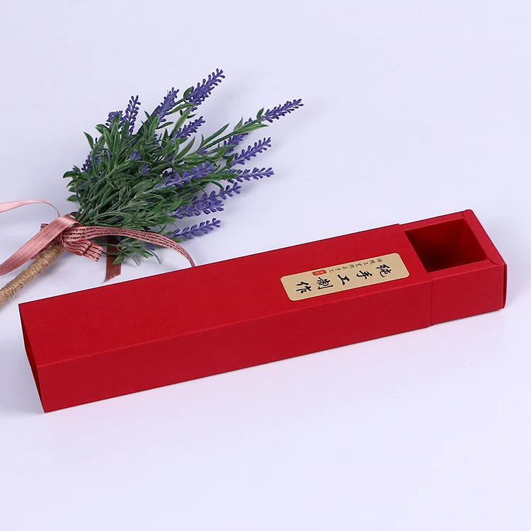 علبة درج مخصصة على شكل شريط لتغليف الوجبات الخفيفة، مع إمكانية تخصيص الشعار، صديقة للبيئة