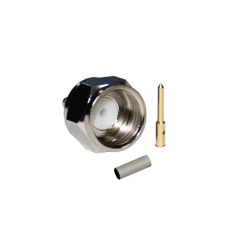 product hot style f c j15 rf connector male f connector crimp rg316 and rg174 cables-0