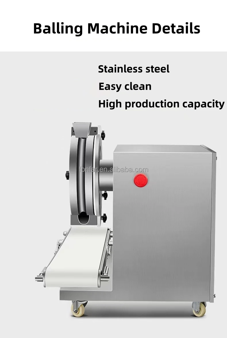 Bakery Automatic Dough Dividing and Rounding Machine/ Sesame Ball ...