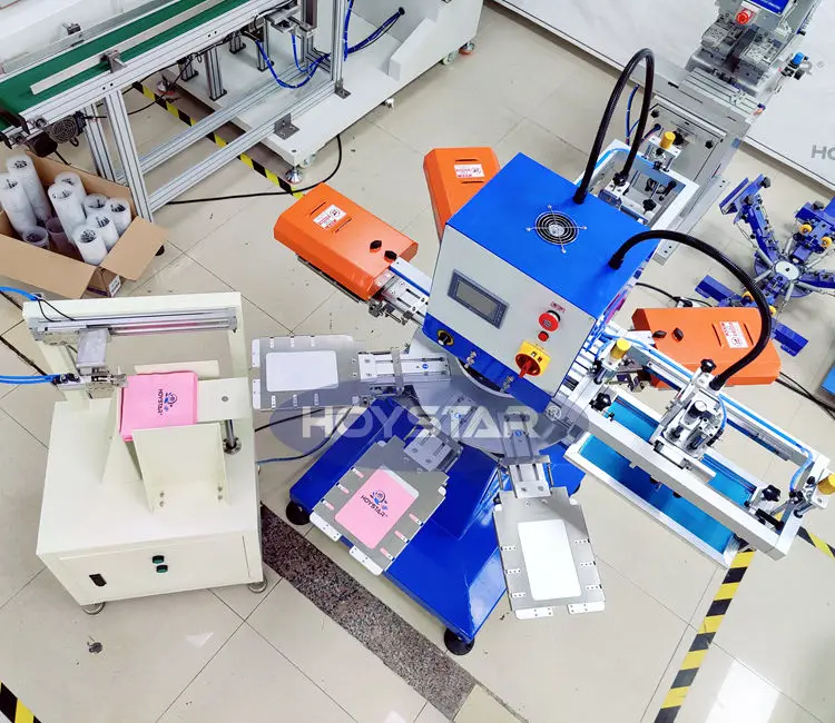 Paper Napkins Printer Printing Machine 2 Color Rapid Tag Screen Printer for Serviettes