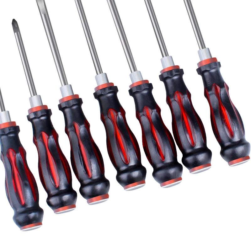 Multifunction Professional Hand Screw Driver Tools Crv Pozi Torx Screwdriver Set With Tpr Handle