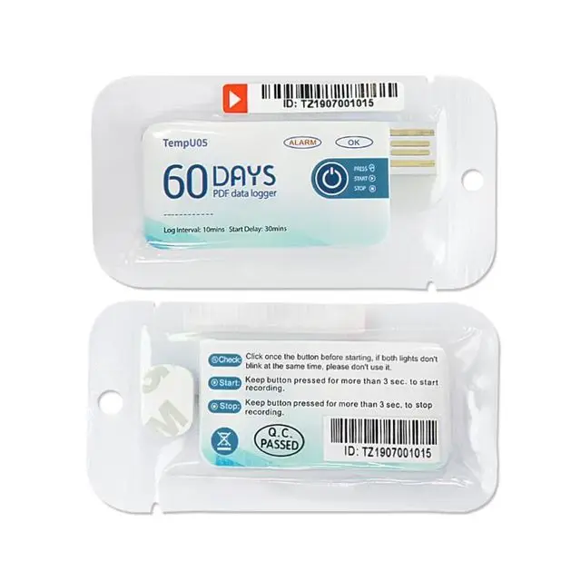 Original Temperature Data Logger Disposable Single USB Temperature Recorder Instrument TempU05