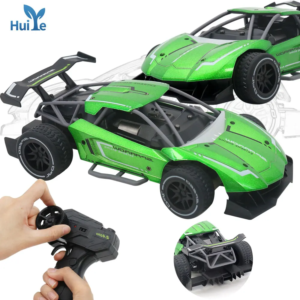 Huiye radio remote controlled electric car toy 1:16 electronic racing rc fast car mini for kids hobby remote control