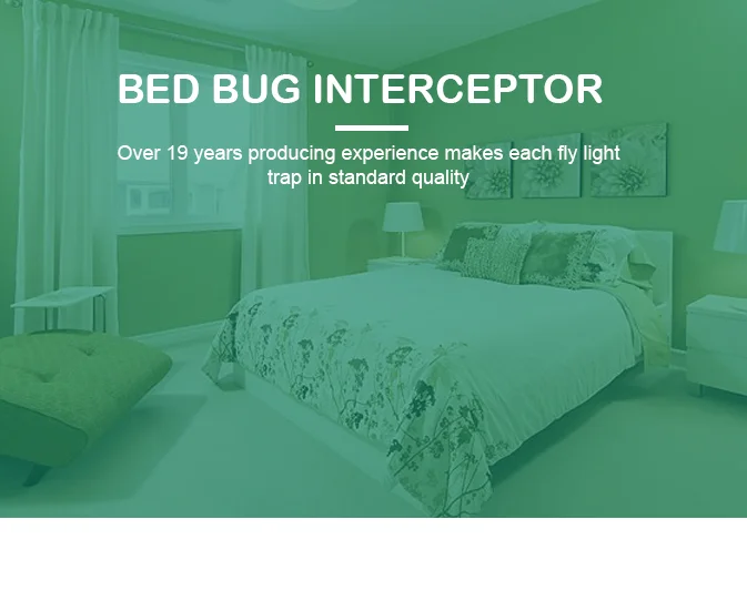 Pest Control Type Plastic Bed Bug Trap Interceptors And Monitor In