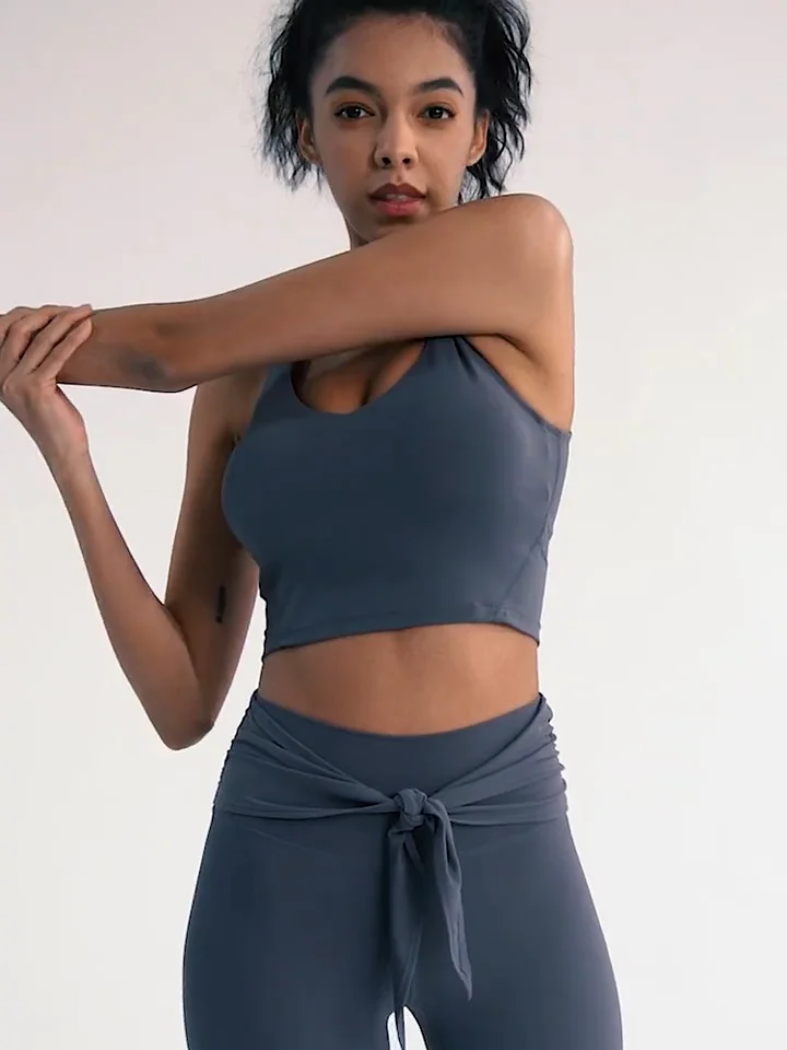 New Beauty Back Lulu Sports Underwear Shockproof Sports Bra Running