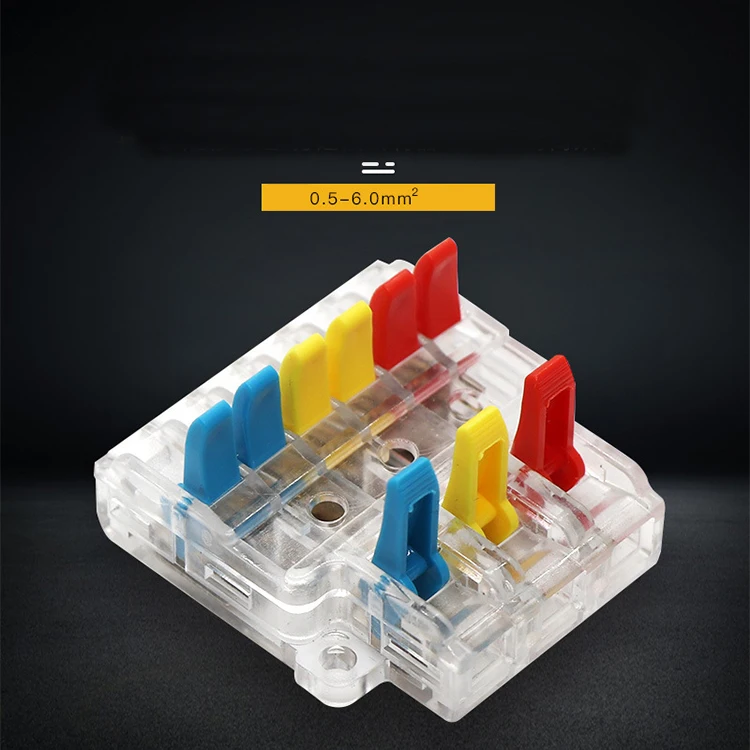 12 Connettori Cavo A Leva QitinDasen - 6 Porte, Per Cablaggi Elettrici, 32A - Foto 5