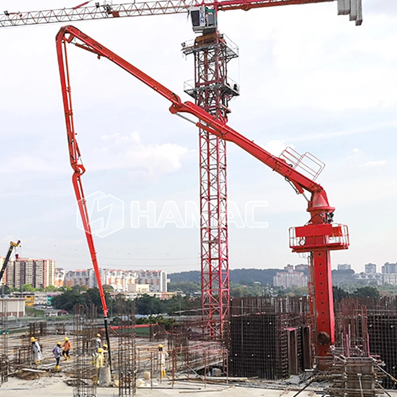 Floor Wedge for Placing Boom Mini Concrete Placing Boom Concrete Pouring Machine