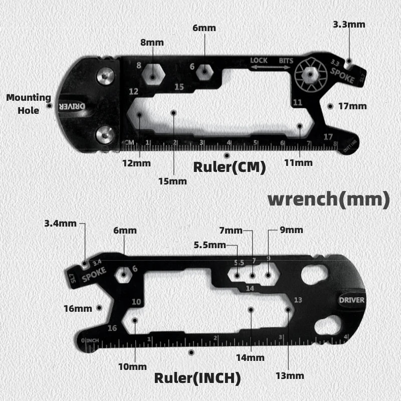 EDC Multifunction Tool Card Combination Tactical Hexagon Screwdriver Set Outdoor Camping Hiking Gear Gadgets Repair Multitool