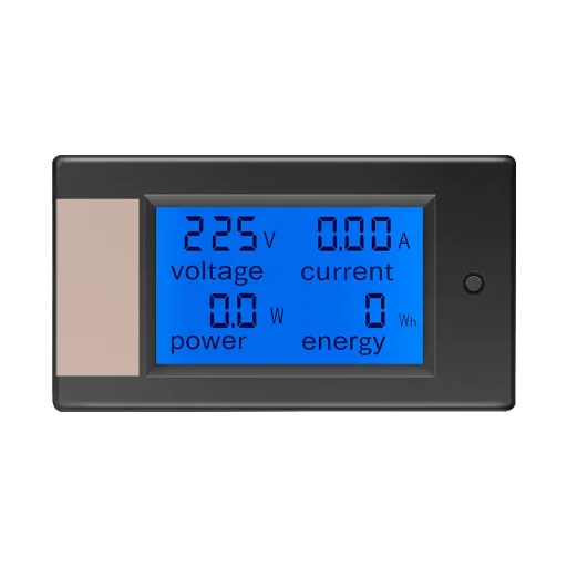 PZEM-031 Tester Digitale DC 6.5-100V 20A – Display LCD 4 In 1: Tensione, Corrente, Potenza, Energia, Con Retroilluminazione