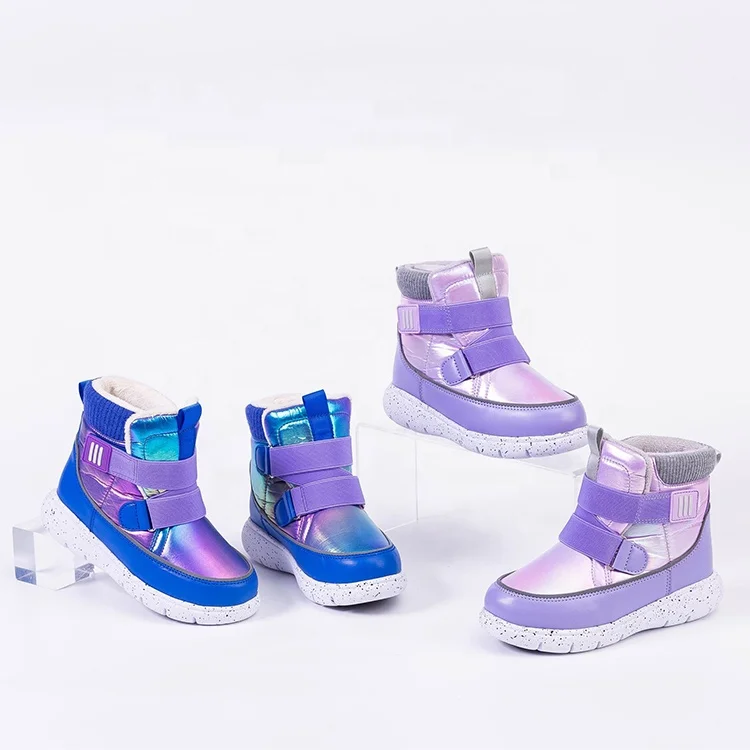 Comprar on-line Novas crianças pu de couro e bota de neve garota de moto  rubberboots impermeável do luxuoso das crianças botas de sapato \u003e Desconto  / www.cpcoportunidades.pt