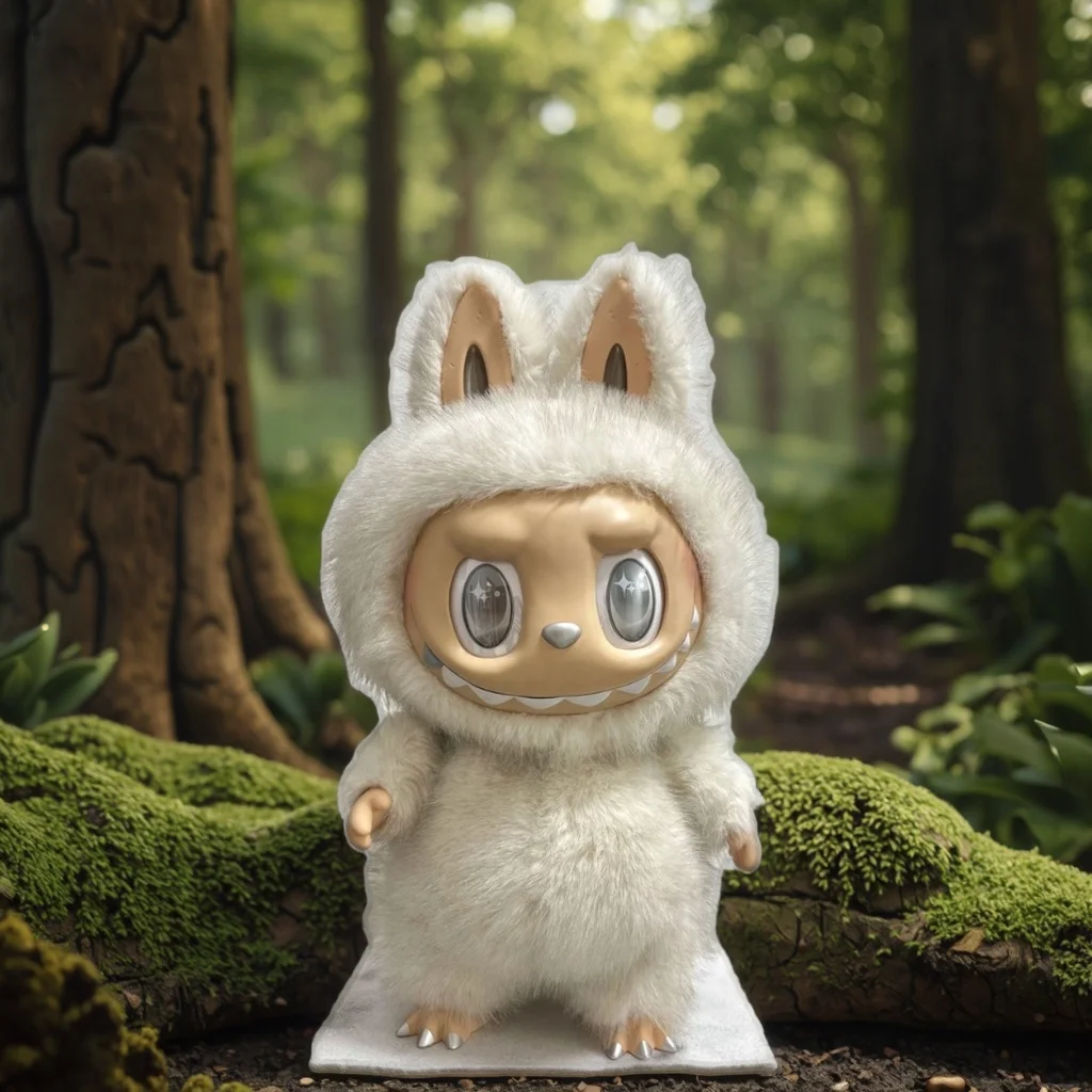 POPMART Labubu ぬいぐるみ 4 点セット POPMART LABUBU MONSTERS FALL in WILD SERIES - 40cm Vinyl