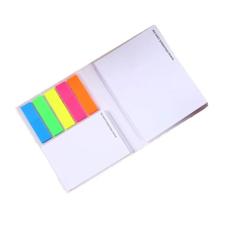Long Color Transparent Removable Sticky Notes Notepad with Sticky Note Custom