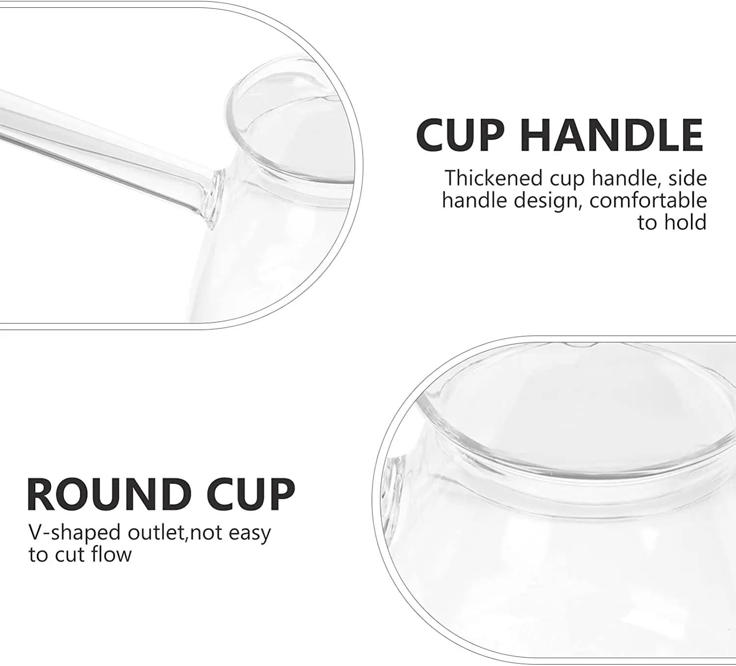 Classics Turkish Coffee Pot Borosilicate Glass Stovetop Tea Maker Heat