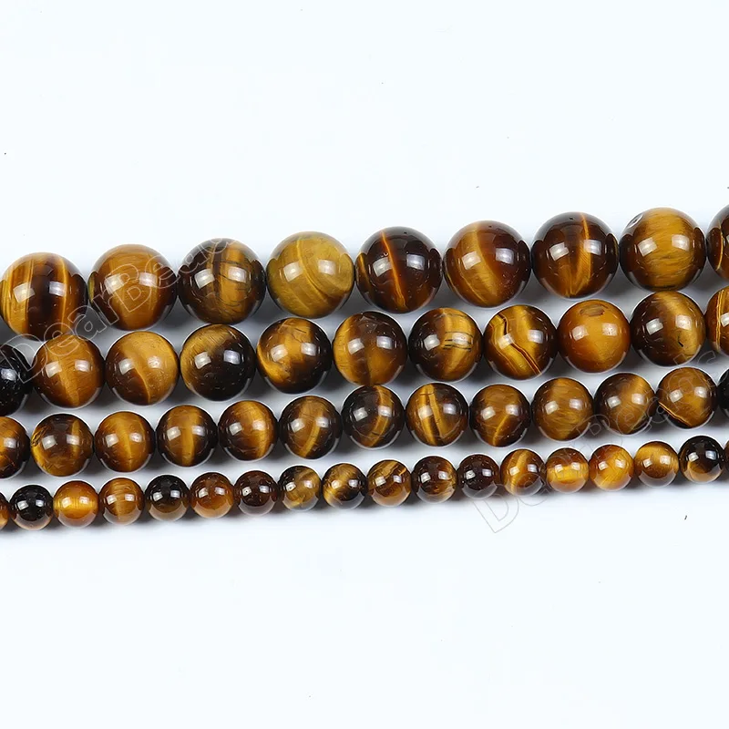 Tigers Eye Beads A Quality Tiger's Eye Tiger Eye Smooth Round Beads, Full  Strand 4mm 6mm 8mm 10mm 12mm 14mm Full 15.5 Inch Gemstone Beads 