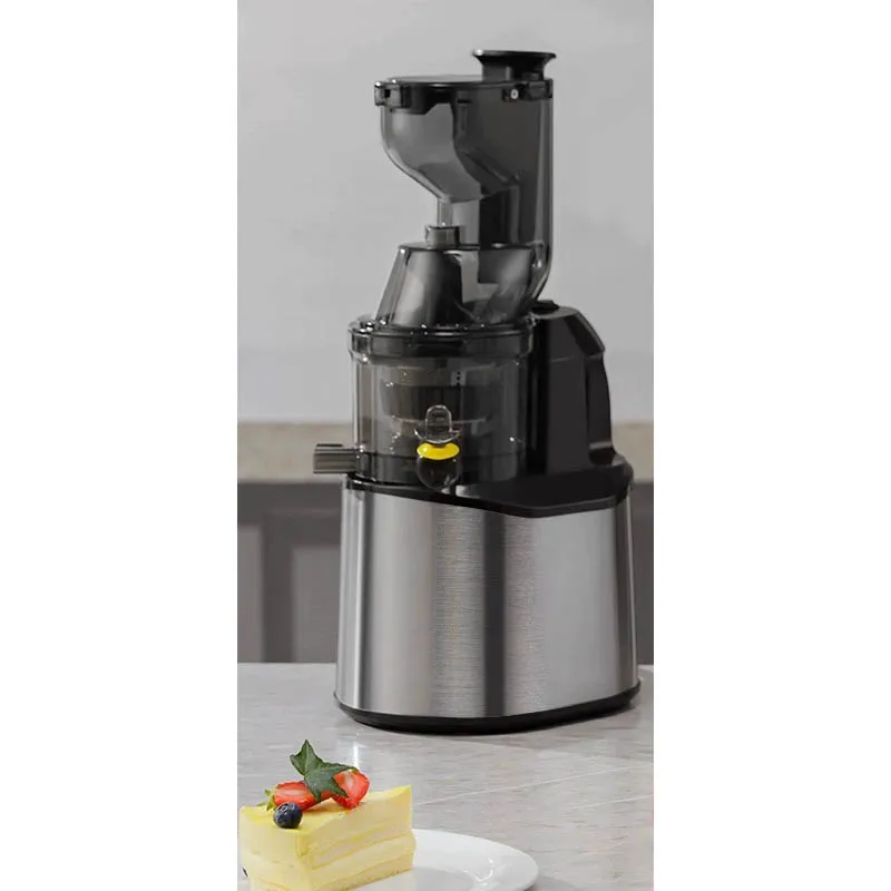 Electric Power Fruit Juicer Masticating Citrus Juicer with Chopper Grinder Function for Car RV Hotel Household English Operating