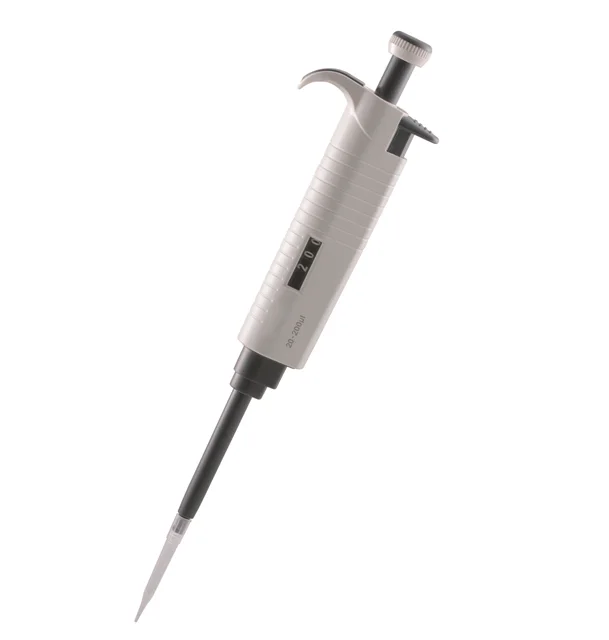 User-Friendly Fully Autoclavable Micropipette Dragon Single Channel Fixed Volume Lab Pipette Made of Plastic