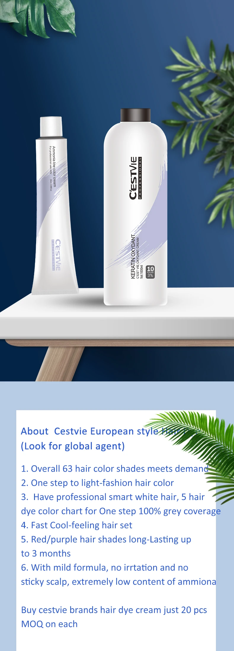 Made In Italy Hair Products With Plex Keratin Permanent Hair Color